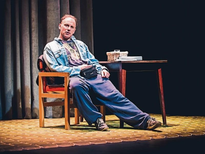 Don Wycherley as Noel in My Real Life, written by award-winning author Eoin Colfer and coming to the Belltable next week