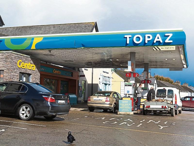 Burglars got in through the front of Centra in Caherconlish Picture: Michael Cowhey