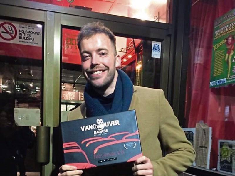 Badass actor Adam Moylan won the best supporting actor award