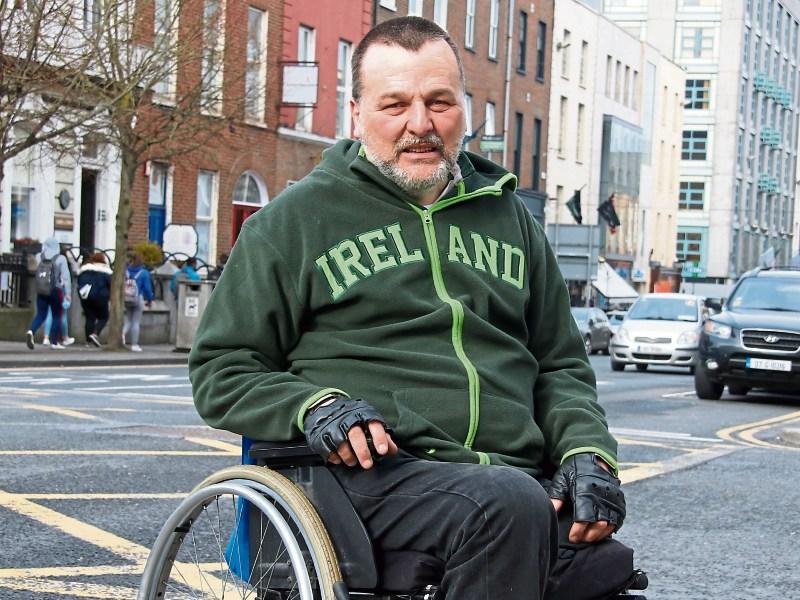 Richard Carey is determined to finish the six-mile race Picture: Adrian Butler