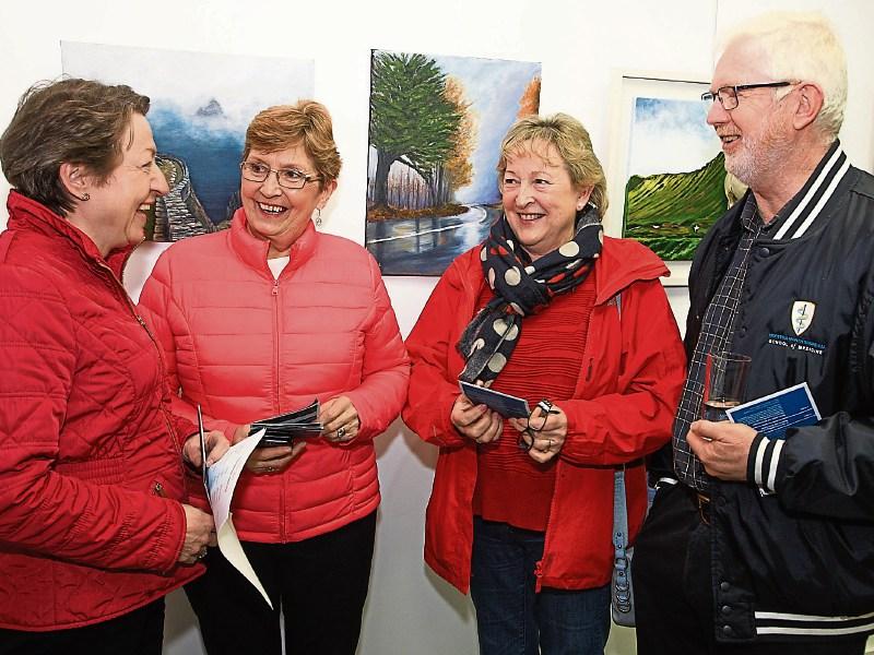 Pictured at the launch of Eigse Michael Hartnett at The Red Door Gallery, Newcastle West were Helen Beckett, Betty O'Sullivan with Mary and Pat Geaney