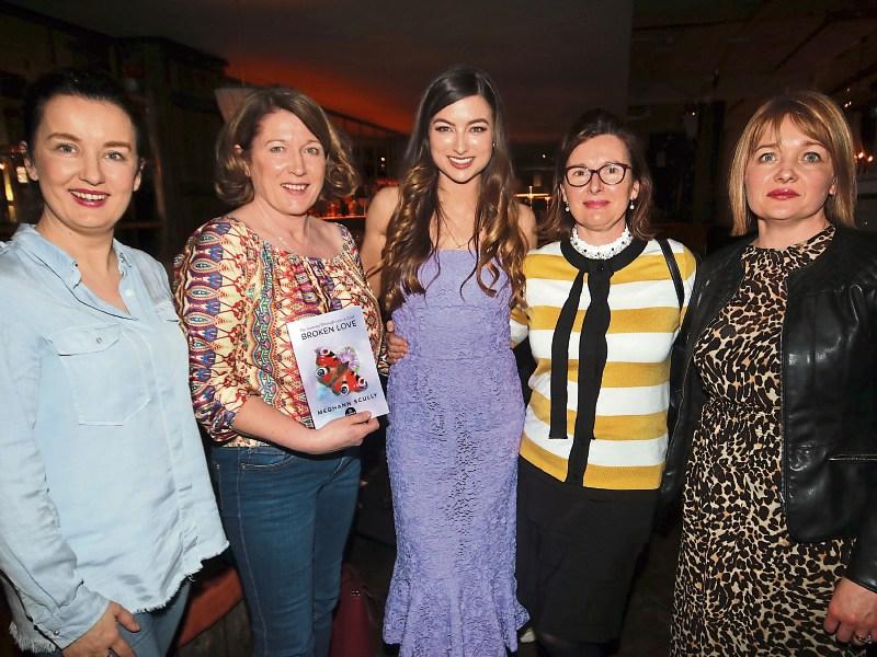Roisin Nash, Imelda Moynihan, Pauline Scully and Noreen Barry with Meghann Scully at her book launch in House Picture: Brendan Gleeson