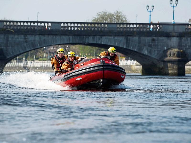The woman was rescued from the water by Firefighter Swiftwater Rescue Technicians