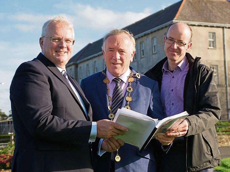 David Conway, CEO of Limerick Twenty Thirty with Mayor Stephen Keary and Aidan Malone, project manager at the launch of the mastter plan process