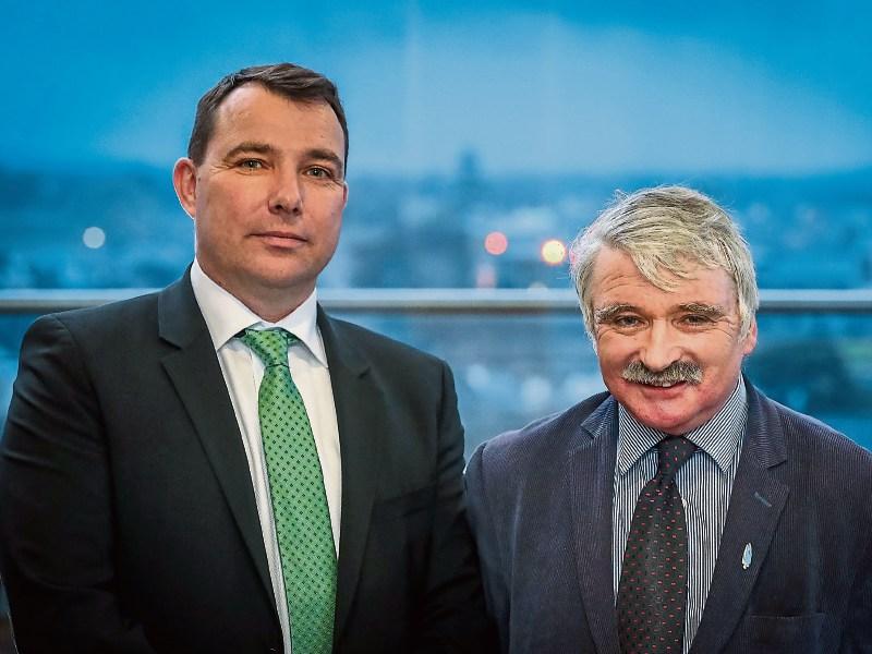 Dream ticket? Fianna Fail will be hoping to secure two Dail seats in Limerick City by running Cllr James Collins and TD Willie O’Dea Picture: Keith Wiseman