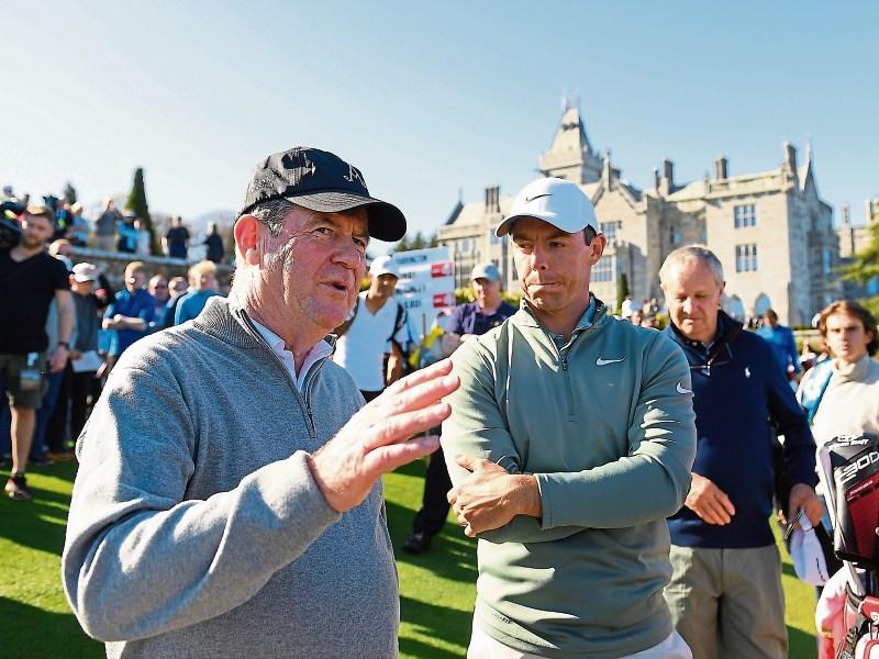 JP McManus with Rory McIlroy at Adare Manor for the launch of the Pro-Am Picture: Sportsfile