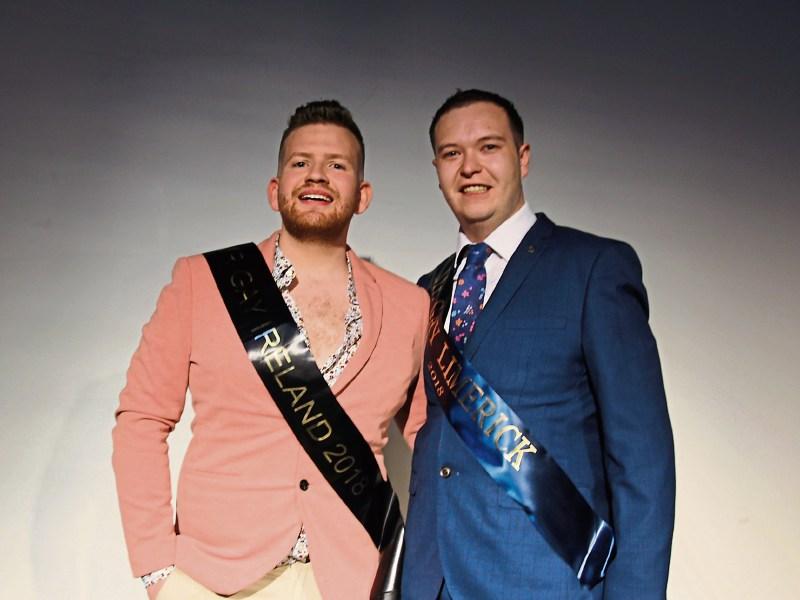 Mr Gay Limerick Eoin Sexton and Mr Gay Ireland Darren Moloney, from the city