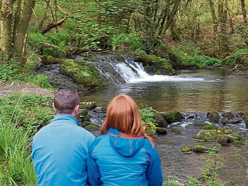 Waterfall in love at Ballyhoura’s singles walk