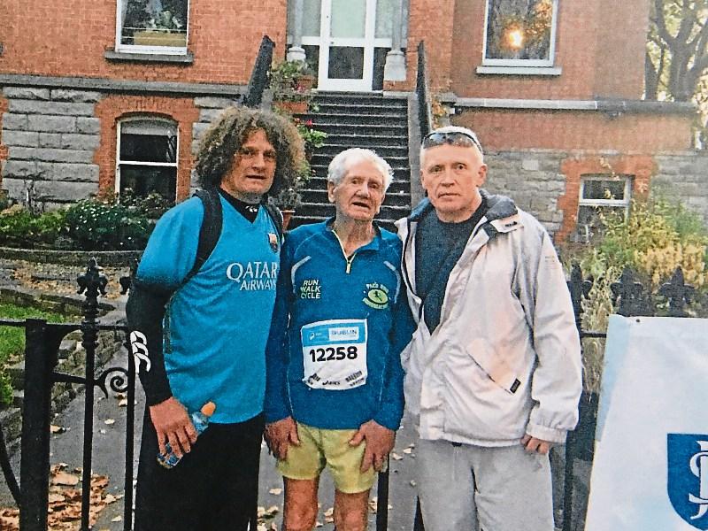 Mr Motivator Richie Clifford with his dad Phonsie and brother Denis – all marathon fitness fanatics