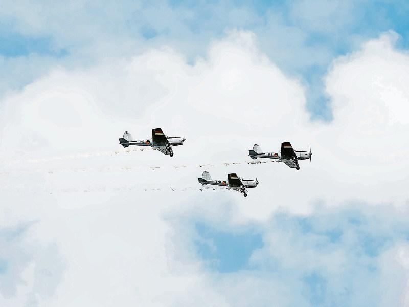 Cessna FR172H Reims Rockets in last year’s Foynes Air Show  Picture: Oisin McHugh