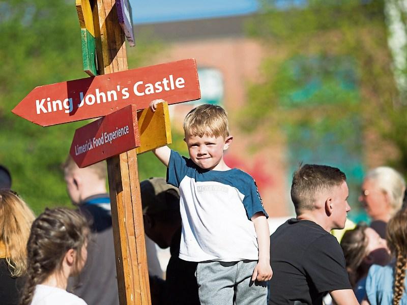 Dominic Phelan, Ballinacurra Weston, enjoys the Riverfest Village, on what was a huge weekend in Limerick Picture: Sean Curtin/True Media
