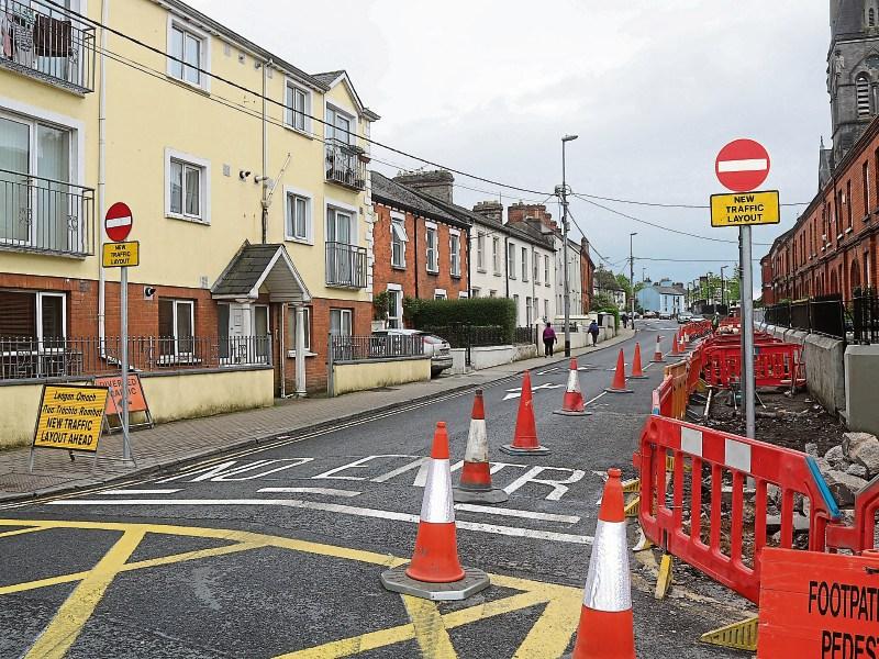 The new one-way traffic system has come into effect along a section of South Circular Road in Limerick city Picture: Michael Cowhey