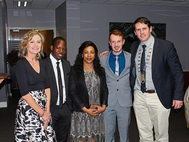 At last year’s Every Child is Your Child event at Thomond Park: Geraldine Dollard, Felix Dxamara, Donnah Vuma, Finn Lannon, and Cllr Frankie Daly