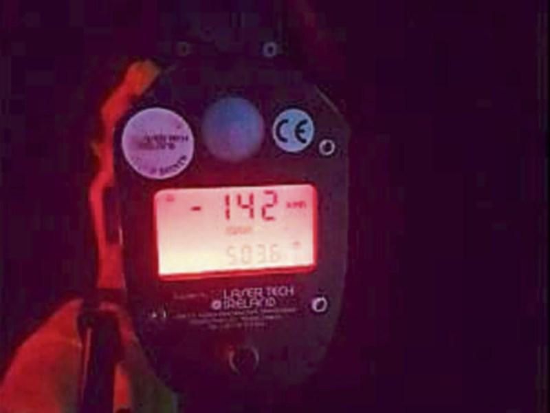Limerick gardai to prosecute motorist who was driving more than twice the speed limit