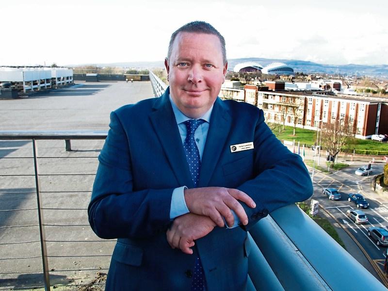 Stefan Lundstrom, general manager Strand hotel standing in front of the site where the extension is going to be built Picture: Adrian Butler