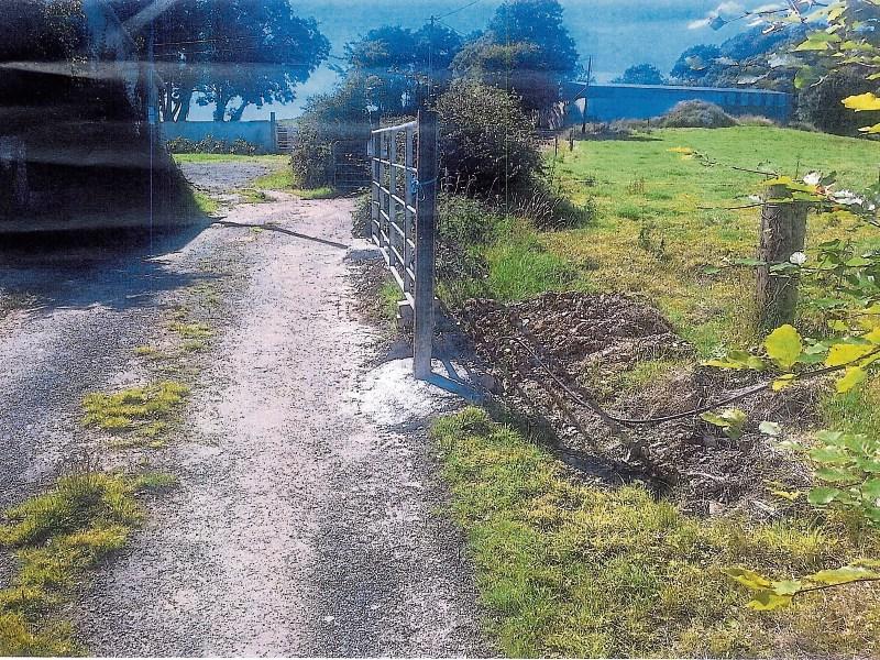 Photographs of the gate at the centre of the case were submitted during the hearing
