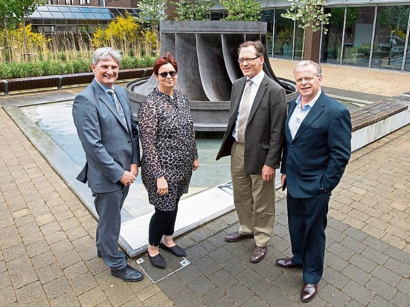 Pat O’Doherty, ESB, Professor Kerstin Mey, Prof Edmond Magner, and Professor Luuk van der Wielen Picture: Press 22
