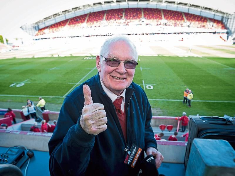 Ronan O'Gara pays warm tribute to 'voice of Limerick rugby' Len Dinneen