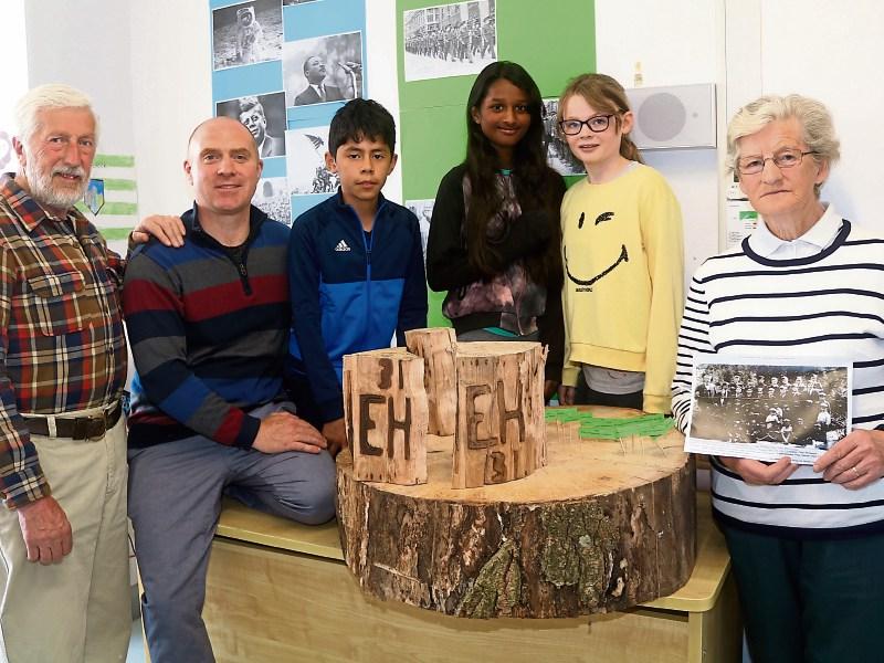 Discovery of 90-year old carvings at Limerick school leads to local history project