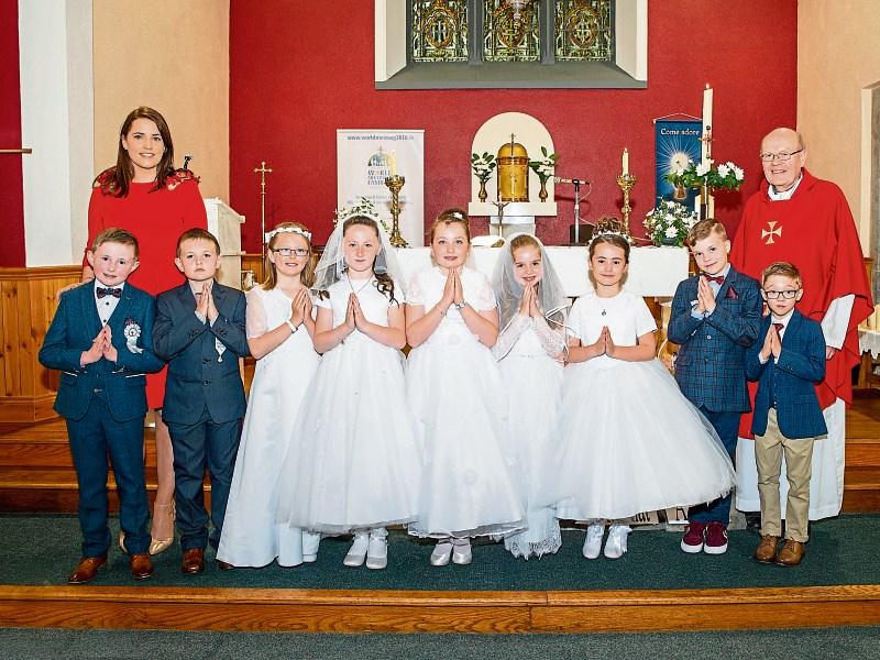 Ballysteen NS second class making their holy communion
