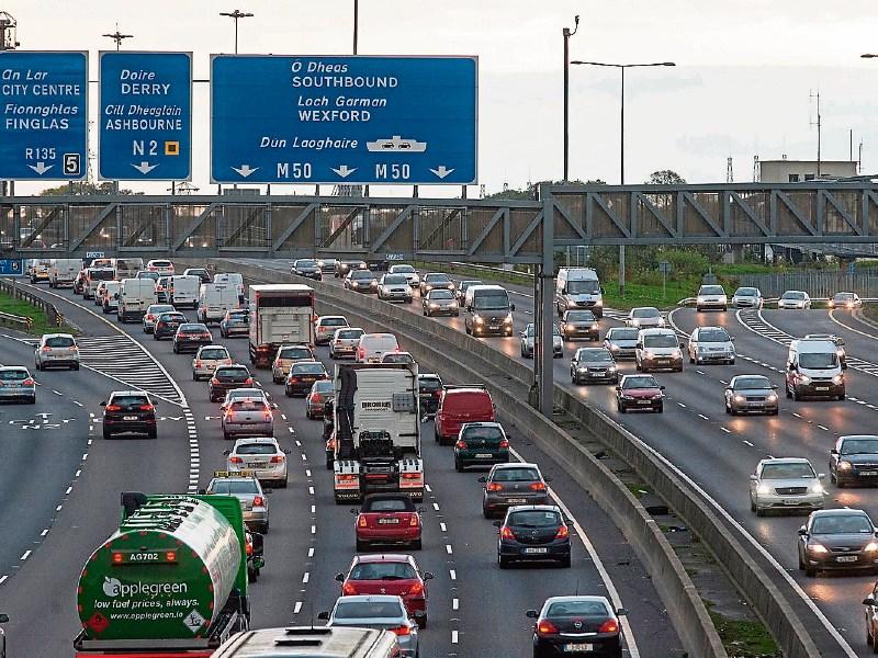 Gardaí rush to scene of eight-car crash on M50 - drivers warned of delays
