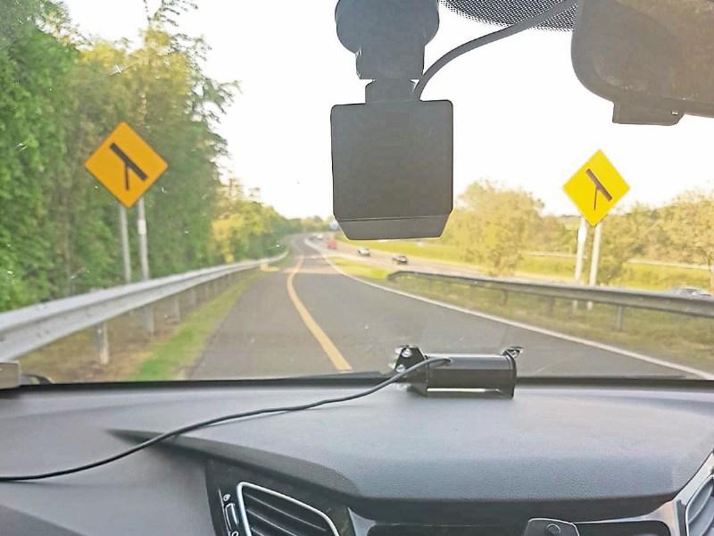 A speed checkpoint on the M20 motorway