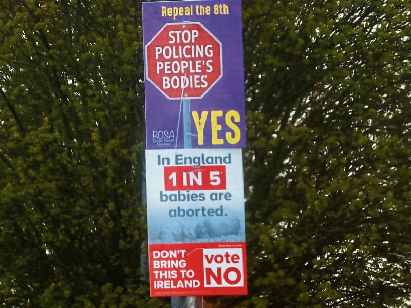 John McGuirk worked with the Save the 8th group, which drew criticism for its use of posters during the Referendum that claimed 1 in 5 pregnancies in England end in abortion