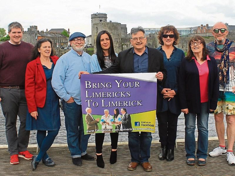 Ercus Long, Marian Cody, Tom Leemey, Lisa Gibbons, Dominic Taylor, Monica Spencer, Sheila Sugrue and John Loftus launch the event