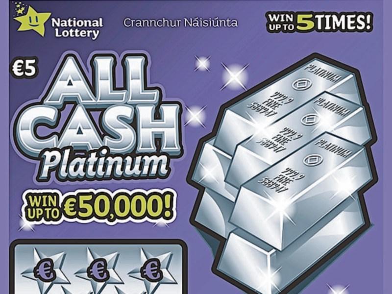 Limerick woman collects €50,000 jackpot following scratch card win