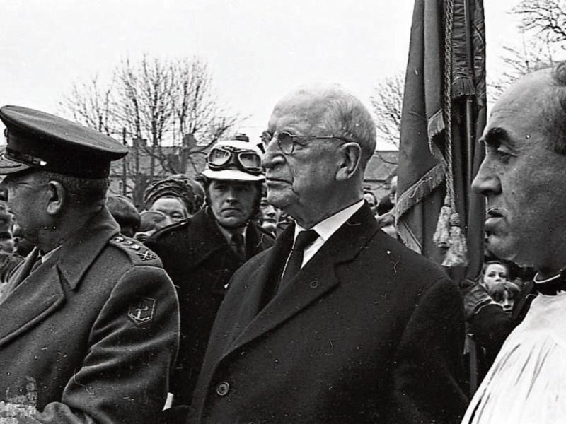Eamon de Valera at a service in St John's Cathedral, a year before he opened the museum in Bruree