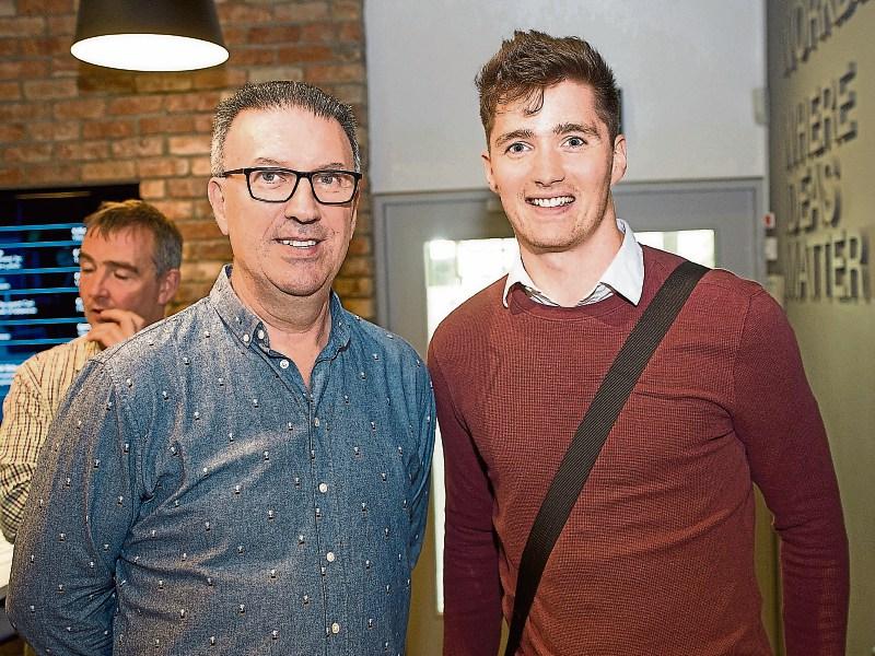 David Neville, one of the co-founders of jumpAGrade, pictured with Pat Carroll, Bank of Ireland