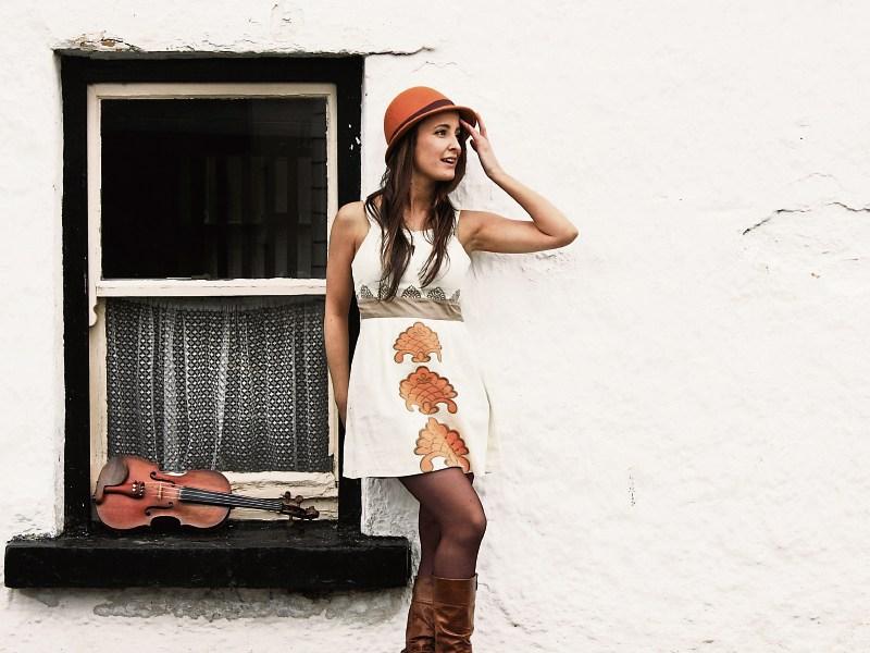 Niamh Dunne plays in Nancy Blake’s this Saturday afternoon as part of the FairPlé initiative. Below with Beoga Picture: Ruth Medjber