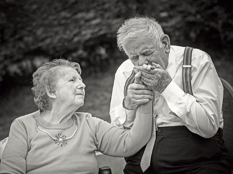Still crazy (about you) after all the years: Han and Tomás Geoghegan Picture: Bridie Murphy 