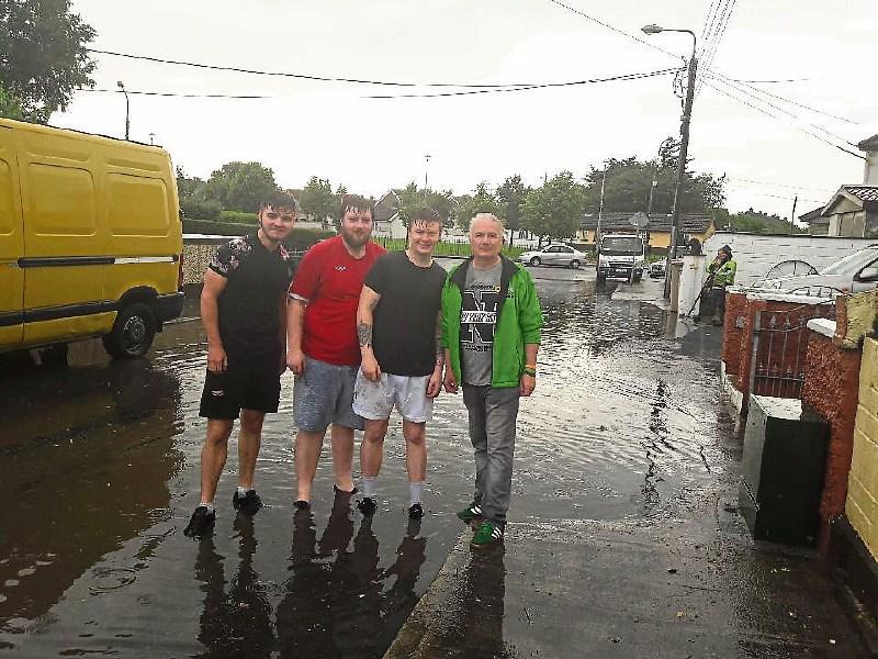 Residents battle flooding as downpours lash Limerick