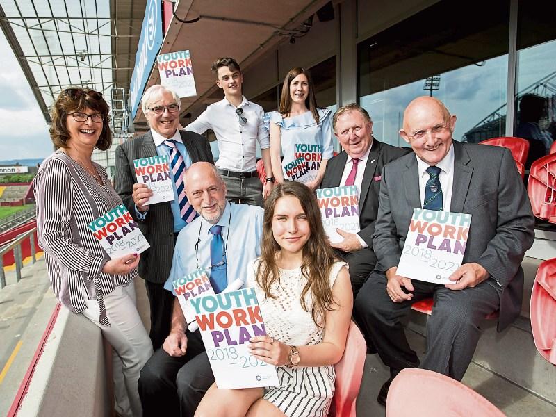 ora Foley, LCETB, George O'Callaghan, LCETB, Seamus Bane, Cillian Hickey, Nicole Secas, Jackie Dwane, Sean McMahon and Cllr Kieran O'Hanlon Picture: Alan Place