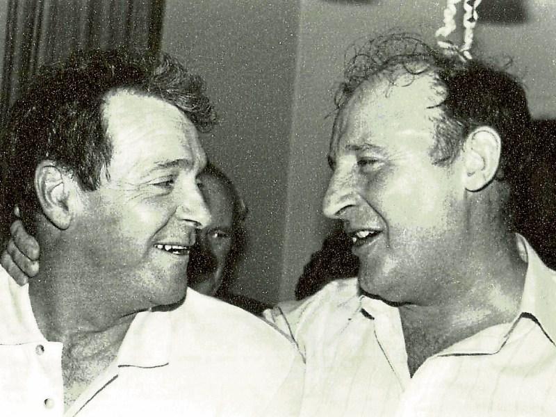 Jerry McCabe, left, pictured with Ben O'Sullivan, who are to be honoured with the Freedom of Limerick