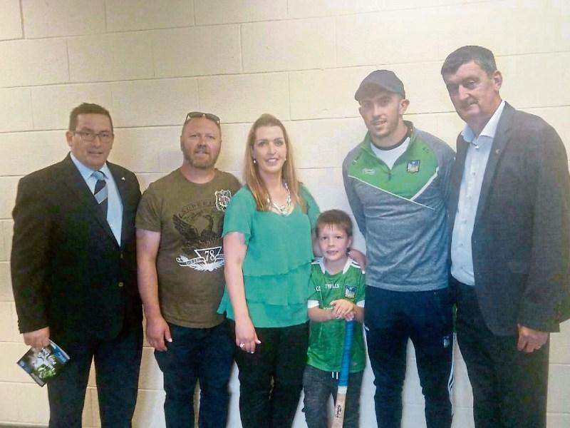 Paul Foley, Jim, Vicky and Darragh Phelan, Aaron Gillane and John Cregan