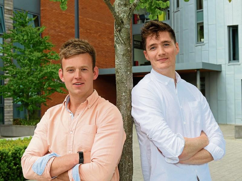 David Neville and Padraic Hogan, pictured at JumpAGrade’s headquarters in the Nexus Innovation Centre at UL Picture: Michael Cowhey