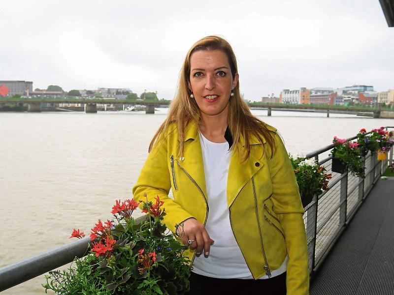 Vicky Phelan pictured at the Clayton Hotel in Limerick this week where she was honoured with the Limerick Person of the Month award Picture: Michael Cowhey