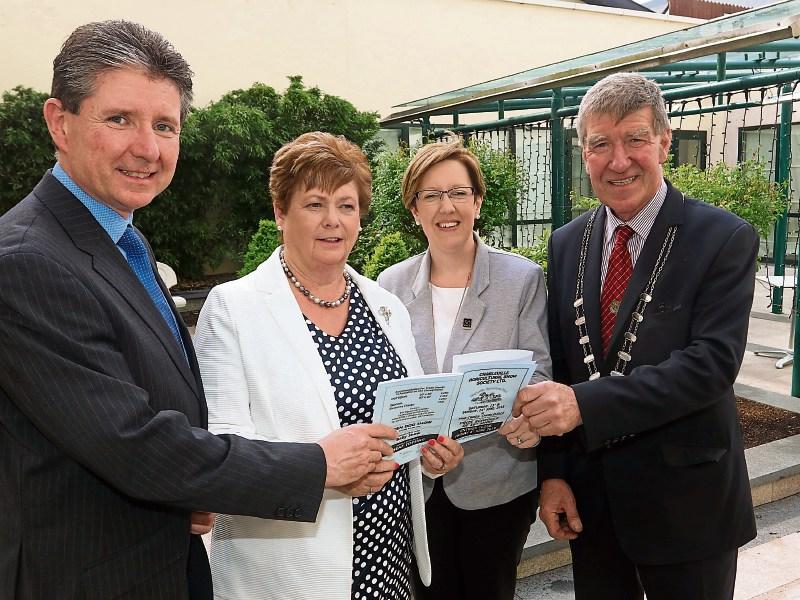 Declan O’Grady, Charleville Park Hotel, Bernie Carroll, Monica Kilmore and Cllr Ian Doyle, attending the Charleville Agricultural Show Society Launch at the Charleville Park Picture Brendan Gleeson