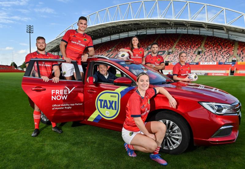 FREE NOW announced as official Mobility App Partner for Munster Rugby