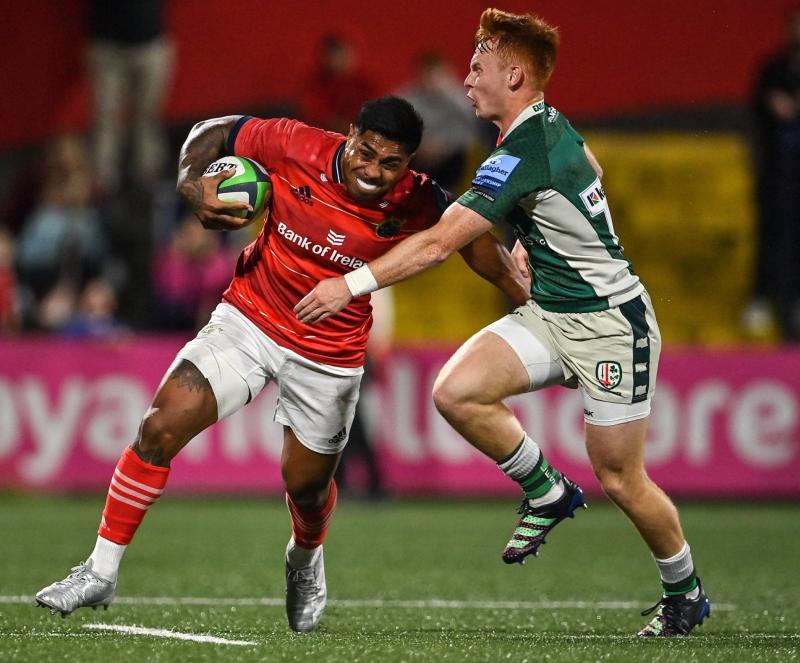 Munster Rugby lose out to London Irish in pre-season fixture