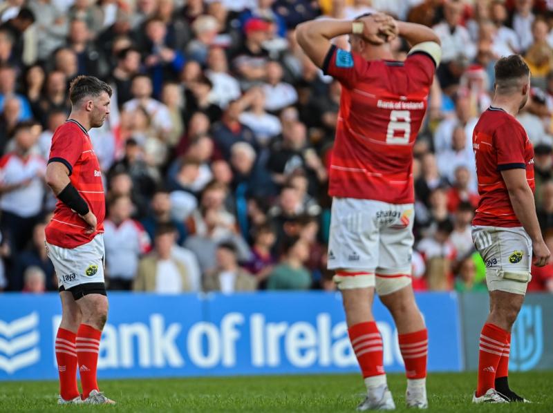 Munster Rugby season ends with error-strewn defeat to Ulster in URC play-offs