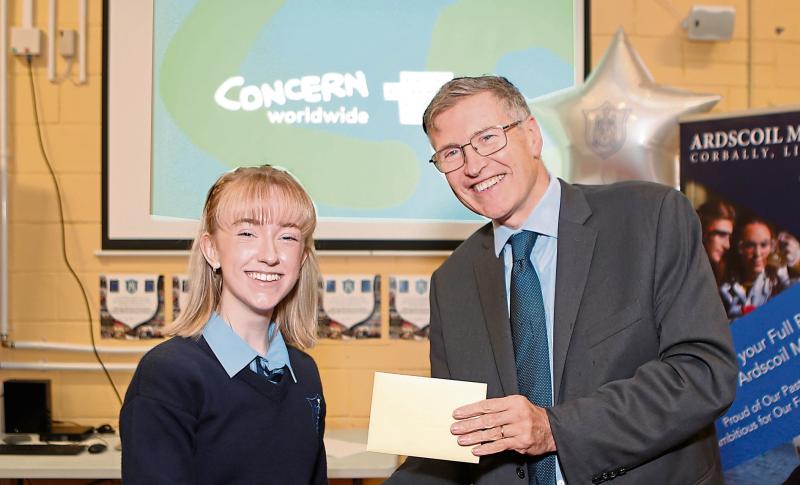 Concern chief visits Limerick school debaters 