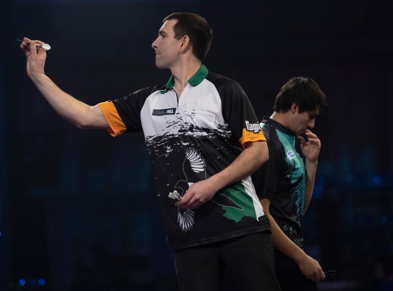 Limerick 'Magpie' William O'Connor in World Darts Championship action tonight