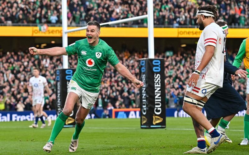 Coach Andy Farrell hails Johnny Sexton as Ireland's best ever player following Grand Slam success