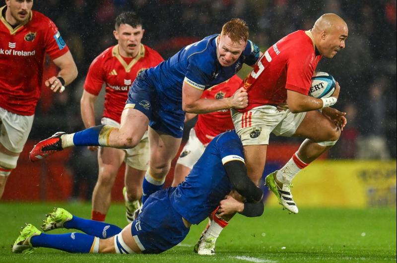 Munster Rugby undone by Leinster once more at wet Thomond Park in URC