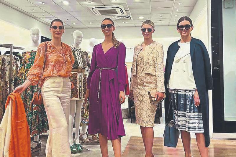 My Week with Celia Holman Lee:  My magnificent Limerick models, marvellous in Max Mara 