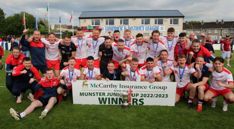 Limerick's Regional United celebrate thrilling Munster Junior Cup final win