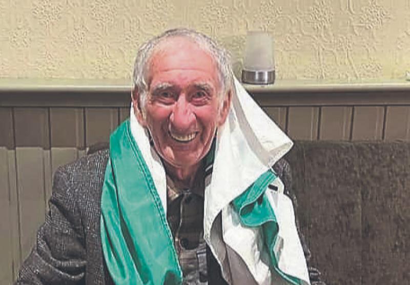 A true Gael - who travelled from the UK for Limerick matches - goes to his God